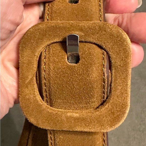 Brand new Mango Large Brown Suede Shopper Women's Bag - Picture 4 of 6